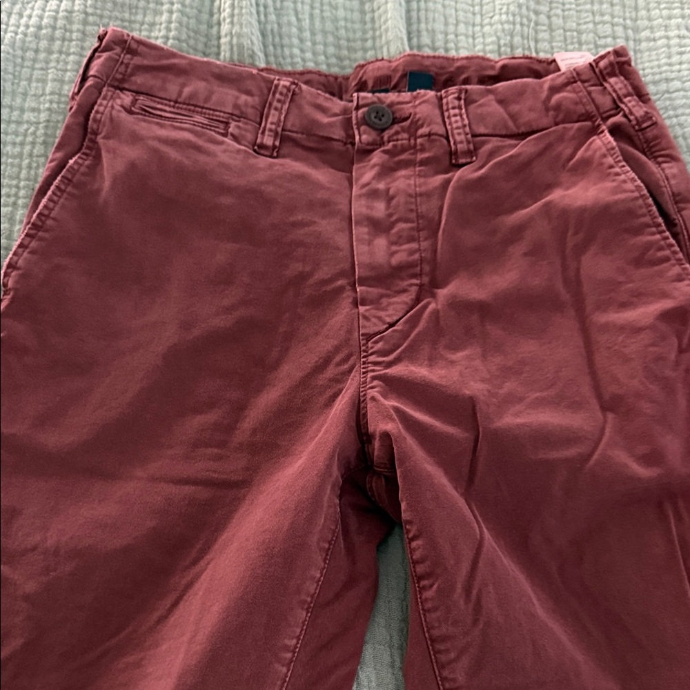 American Eagle Outfitters Men's Burgundy Chinos